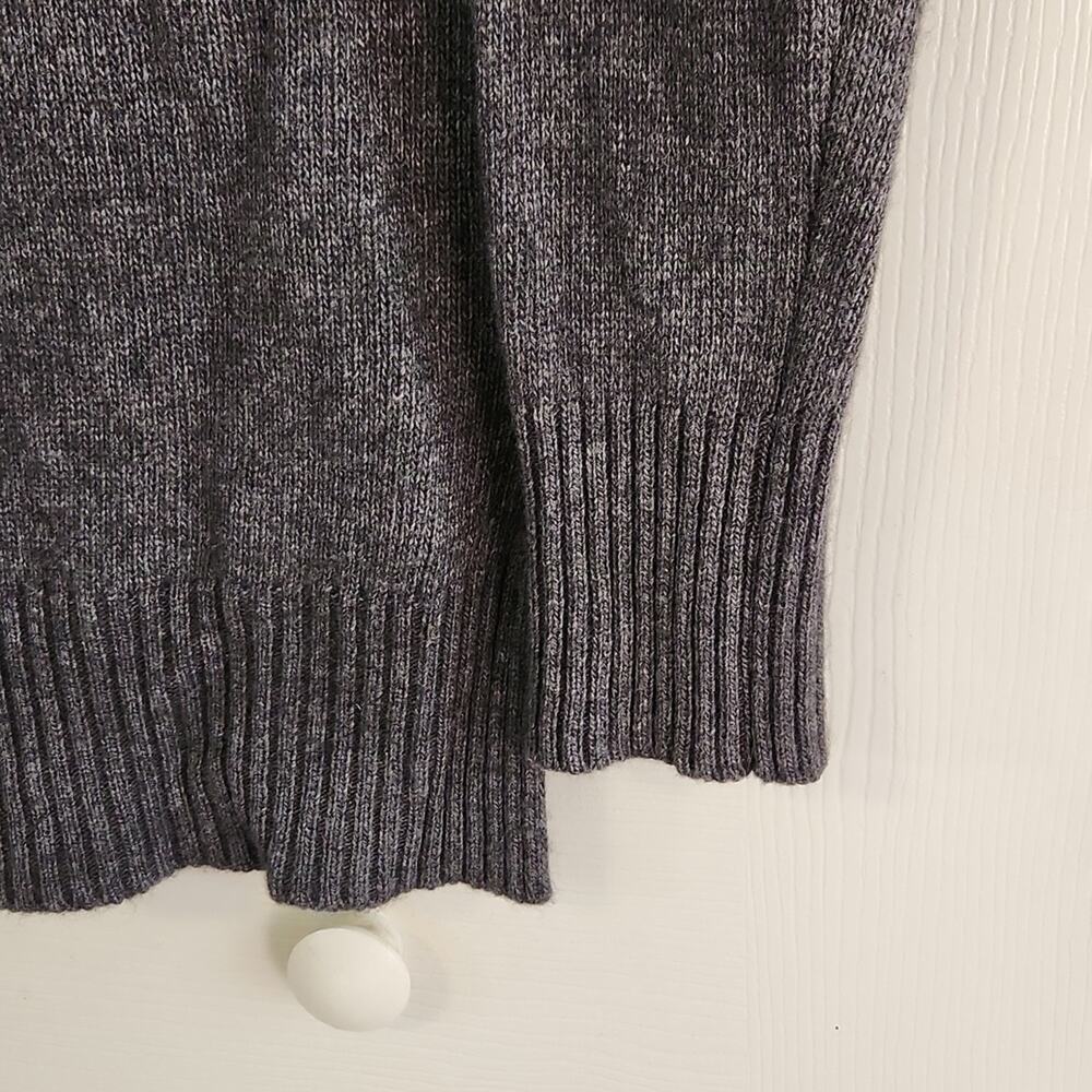 Bartolini Women's Gray High-Low Side Slit Wool Cashmere Blend Sweater Size Med - Picture 3 of 9